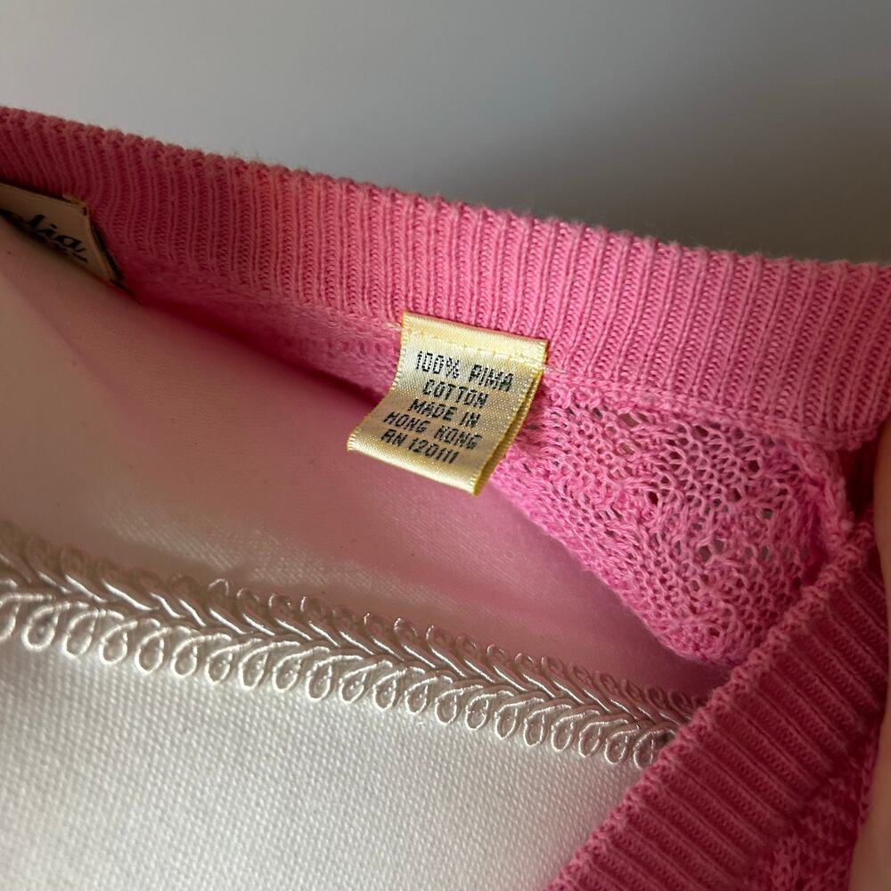Magnolia Lane Augusta Masters Tournament Pink Oversized Sweater XL - Picture 6 of 6